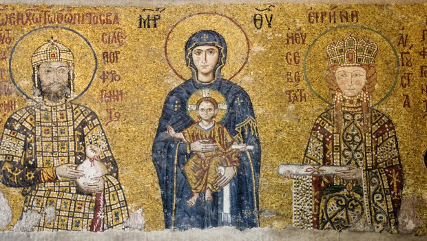 Mozaiki w bazylice Mądrości Bożej w Hagia Sophia