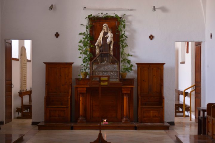 Klauzura w klasztorze karmelitanek w Betlejem, który założyła Mała Arabka