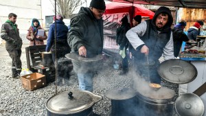 Kuchnia polowa na Ukrainie