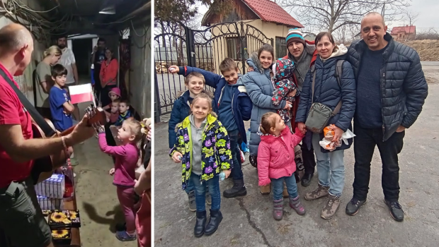 Marcin Iżyk pomaga ukraińskim rodzinom