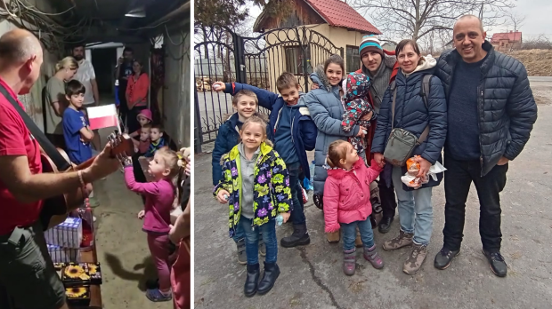 Marcin Iżyk pomaga ukraińskim rodzinom