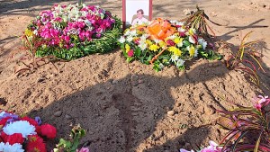 grób zamordowanej misjonarki w Mozambiku