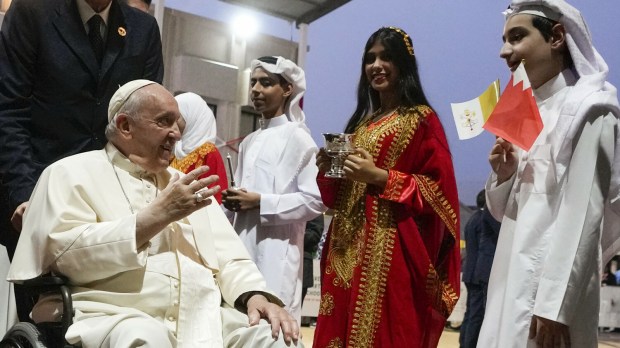 papież Franciszek spotkał się z młodzieżą w Bahrajnie