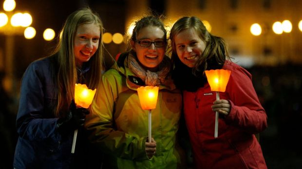 Uczestniczki spotkania młodych Taize w 2016 r. w Rzymie