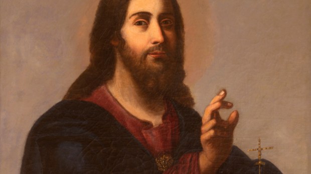 Jezus Chrystus na obrazie w Barcelonie