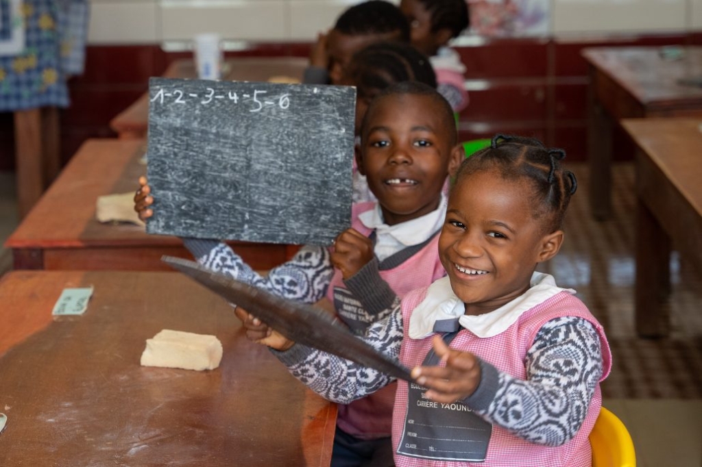 Afrykańskie dzieci w szkole