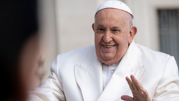 Pope Francis during his weekly general audience at St. Peter's Square at the Vatican